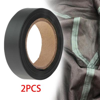 15M Seam Sealing Tape Waterproof PU Coated Fabric Tent Repair , Black