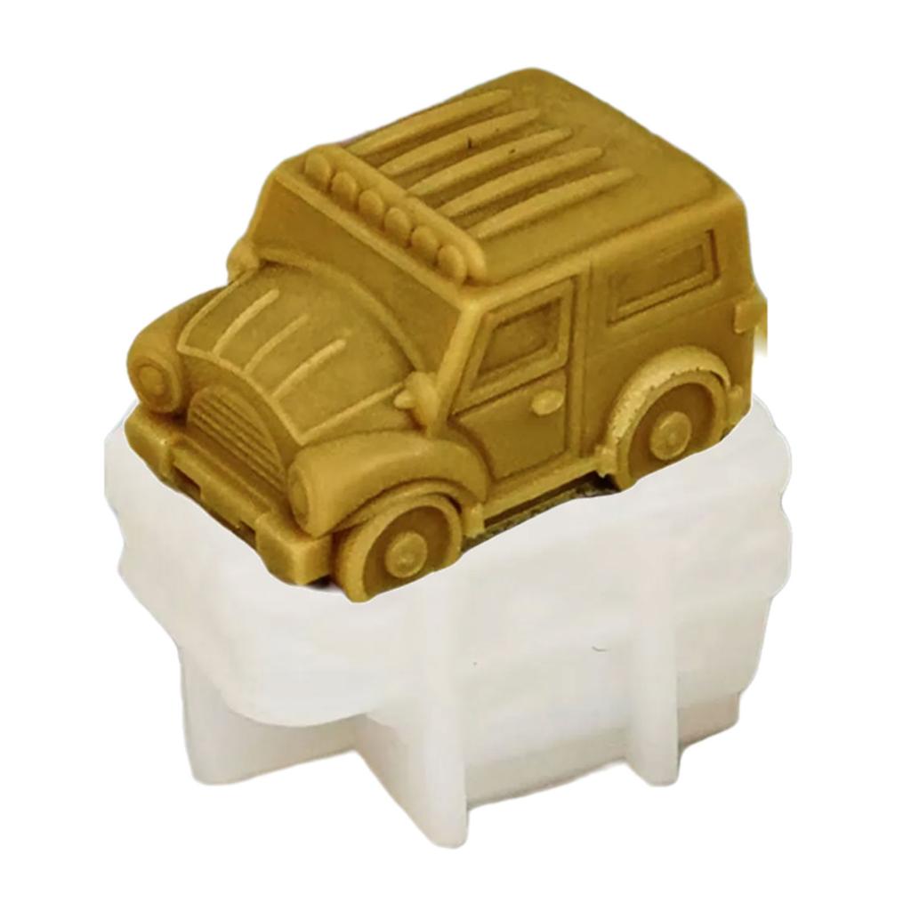 Autobus Auto Pryskyřičné Formy Autobus Auto Tvarované Formy na Svíčky pro Výrobu Svíček Mýdla Čokoládového Dortu Fondán Pokojové Dekorace DIY Řemeslo