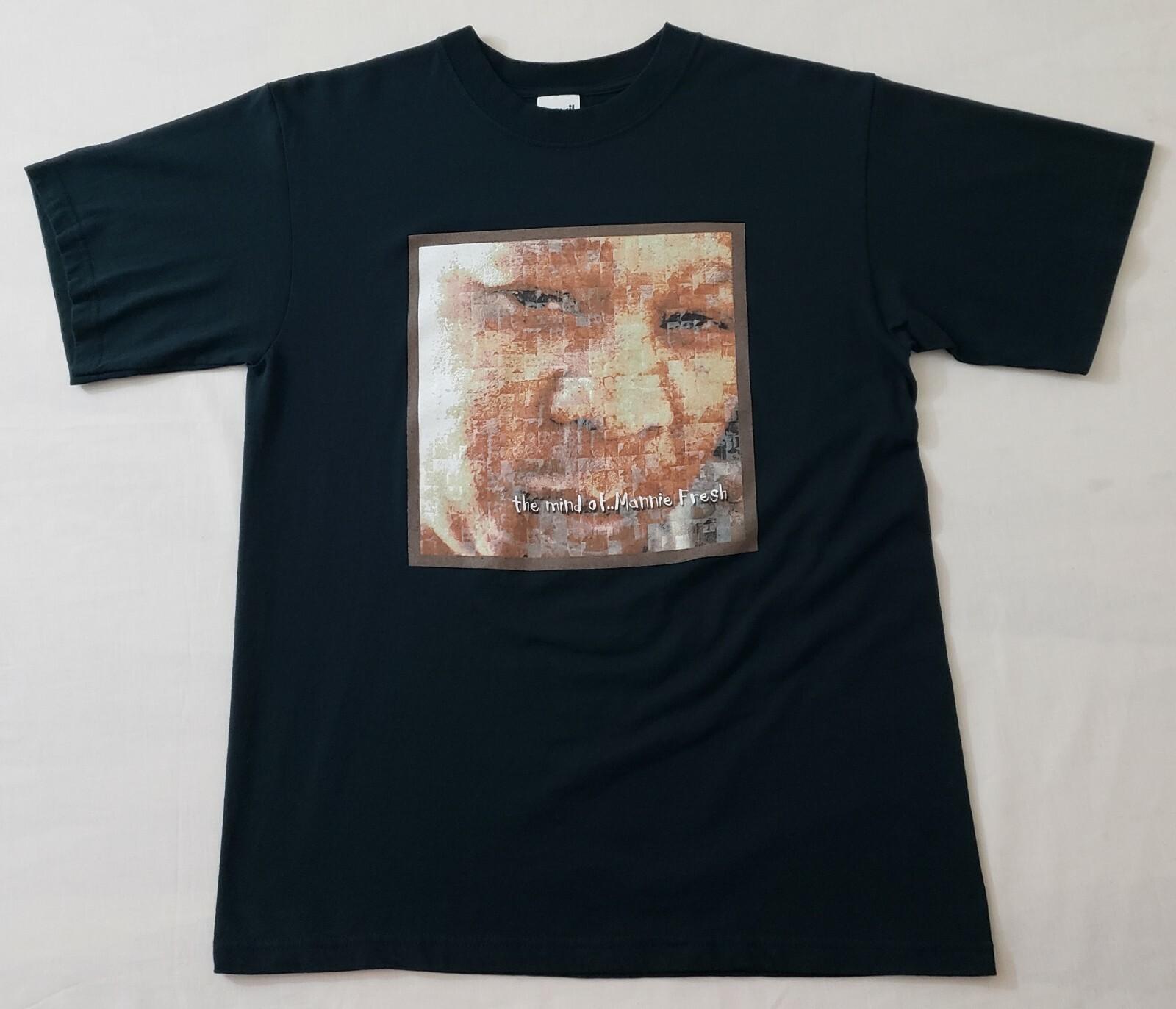 Vintage Mannie Fresh x Cash Money Records T-Shirt Sz Medium Rap Tee Hip Hop NOS S
