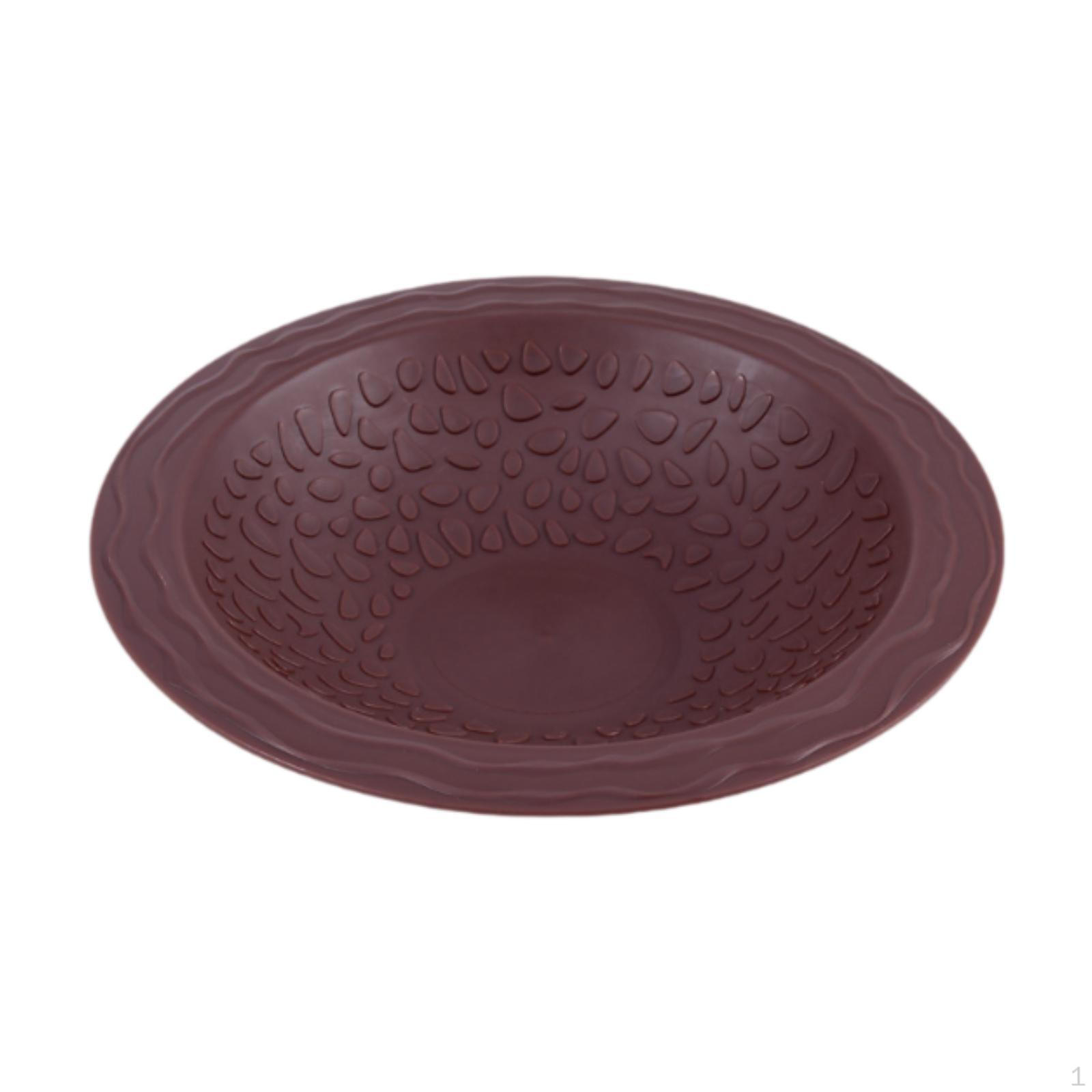 

Бассейн для водных рептилий, миска для черепах, террариумная пластина, миска для воды для бородатых агам и гекконов Brownish Red