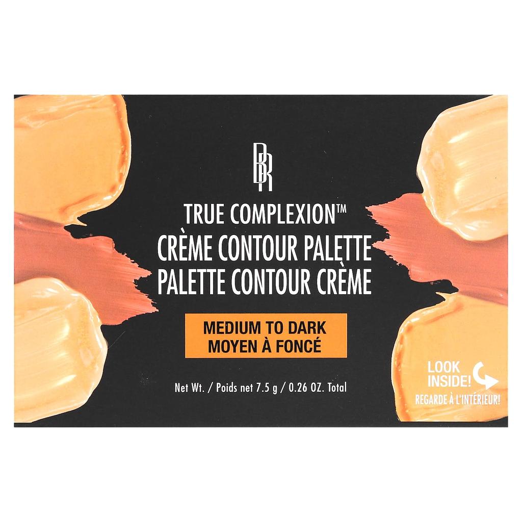 Black Radiance, True Complexion, Cream Contour Palette, 8323 Medium~Dark, 7.5g (0.26oz)