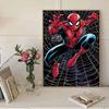 Full Round Diamond Painting "Spider-man" Art Rhinestone Picture Mosaic DIY 5D Cross Stitch Embroidery Home Decoration