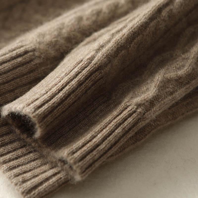 Women Sweater 100% Wool MODERN NEW SAGA O-neck Knit Pullover Thick Winter Jumpers Female Knit Tops