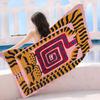 Ancient Egypt Tiger Leopard Microfiber Printed Beach Towel Mountain Climbing Yoga Beach Swimming Running Absorbent Soft Towel