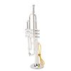 Miniature Trumpet 14cm 5.5in Silver Copper Exquisite Lifelike Mini Trumpet Decoration