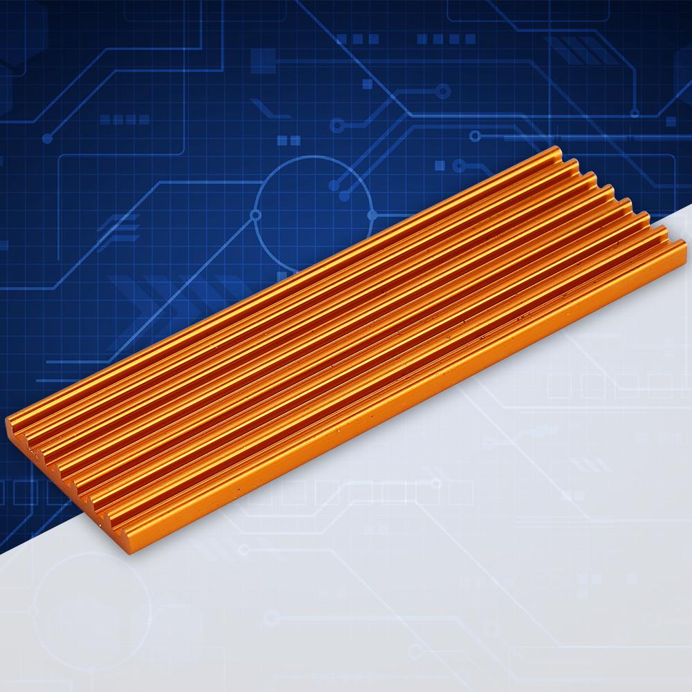 PCIE M.2 2280 SSD Solid State Drive High-Speed Aluminum Alloy Heatsink Ultra Thin Cooling Fin