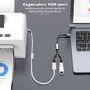MOGOOD USB C To USB Splitter USB-C OTG Y Cable Thunderbolt Splitter Type C To Dual USB 2.0 OTG Adapter Multiple Hub for iPhone 17,MacBook