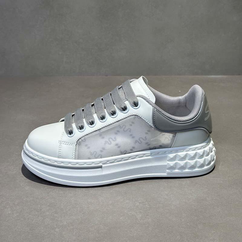 

Color matching new comfortable and breathable soft bottom light leisure board qs 38 leather shoe size