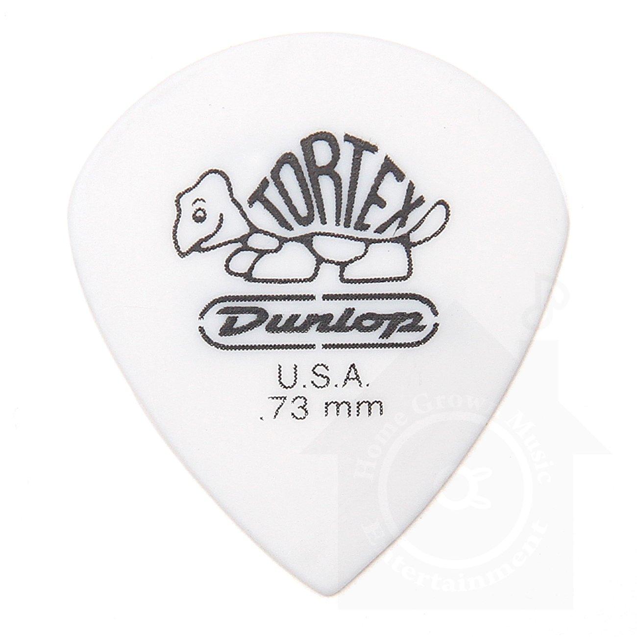 Jim Dunlop Tortex Jazz III Pick with Musent Custom Players Pick 12-Pack (0.73mm) 478B073-WHT-12P-01 белый