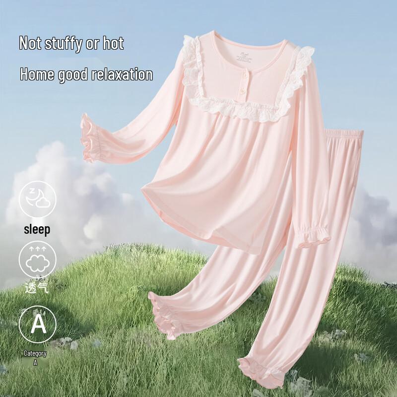 Girls' Princess Lace Pajama Set