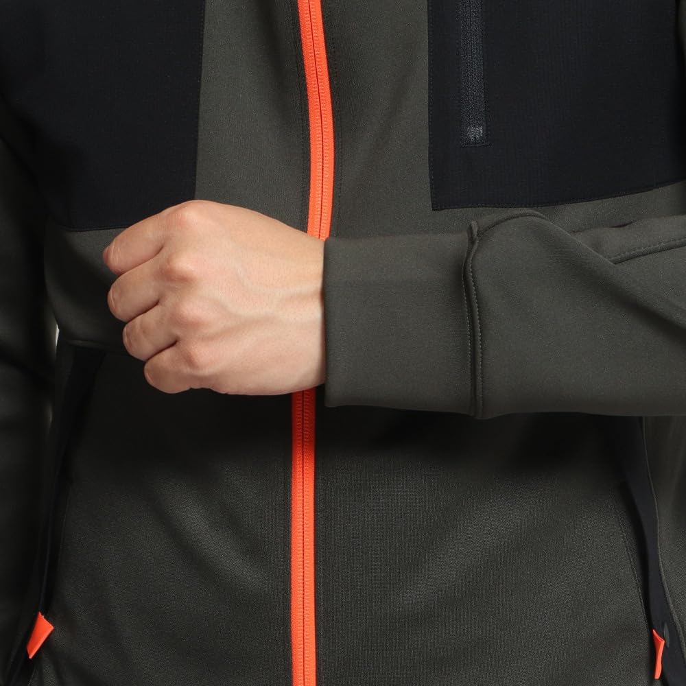 Under Armour UA PERFORMANCE KNIT HYBRID JACKET Mens Full Zip Hoodie Baroque Green L 1375518