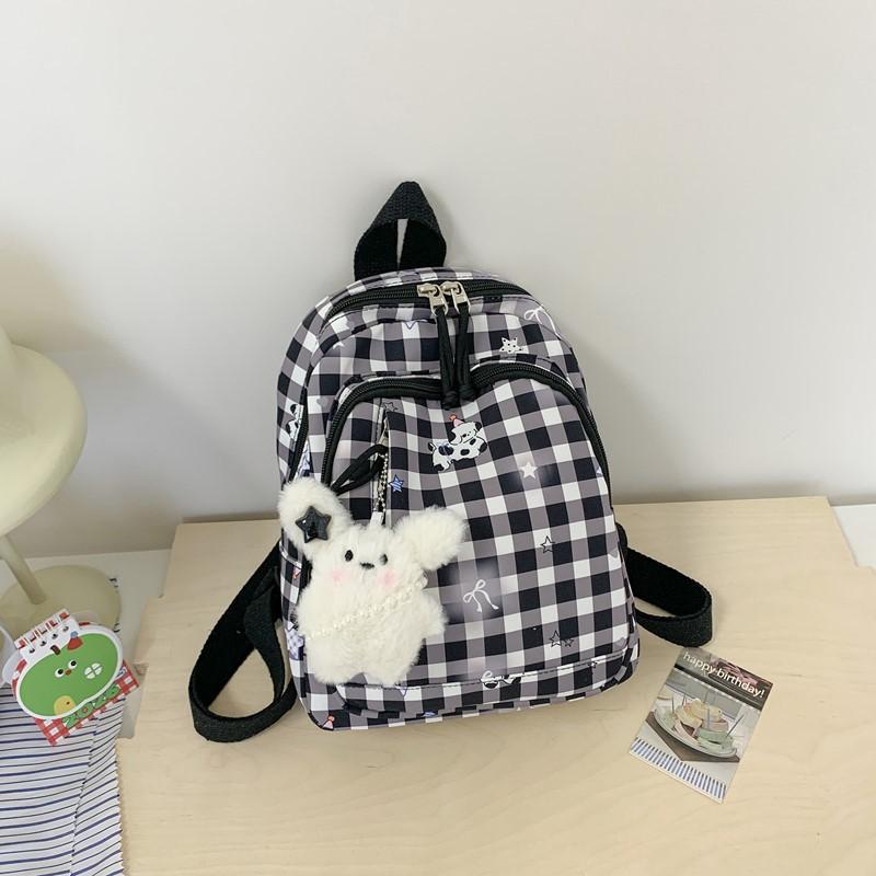Schoolbag Schoolbag Female Junior High School High School Students Ins Style Korean Niche Cartoon Printing Large Capacity Backpack Fashion Backpack