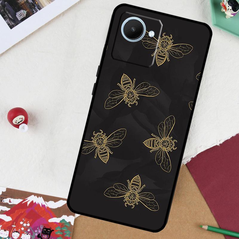 

Пчелы Для Realme GT7 Pro GT 6T 5 6 C67 C75 C61 C55 C53 C51 C21Y C25S 10 11 12 13 14 Pro Plus Чехол Realme 11 Pro
