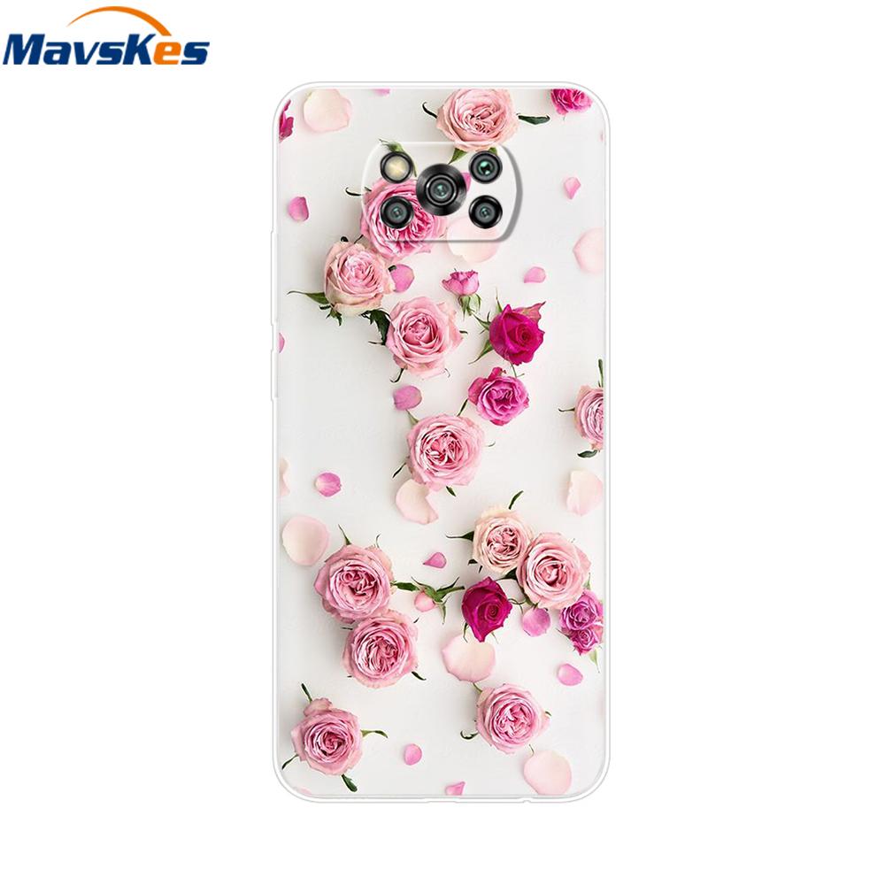 Pour Xiaomi POCO X3 Coque Pour Poco X3 Pro NFC Silicone Souple Arrière Pour Poco X3 POCOX3 X 3 NFC 6.67'' Fundas Coques Coque Pare-chocs
