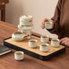Automatic Teaware Sets for Home Use Anti Scalding Stone Grinding Teapot Office Lazy Tea Making Tool