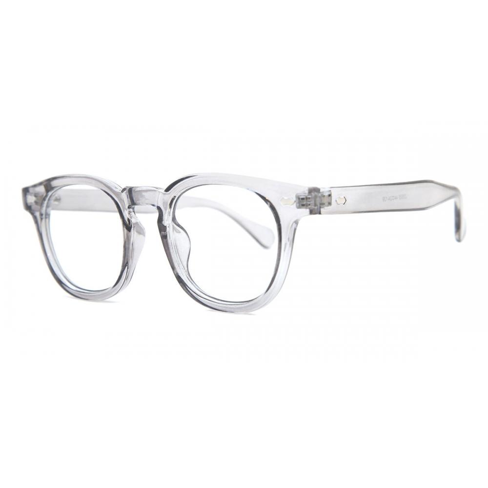Full Rim Square Transparent Grey Smartbuy Collection Hurst 3505 C5 Fashion Unisex Eyeglasses
