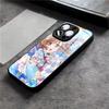 Love Live Anime Handyhülle Für IPhone 17 Air 16 E Pro Max 15 14 13 Mini 12 Pro 11 Max Plus Schwarze Glasabdeckung