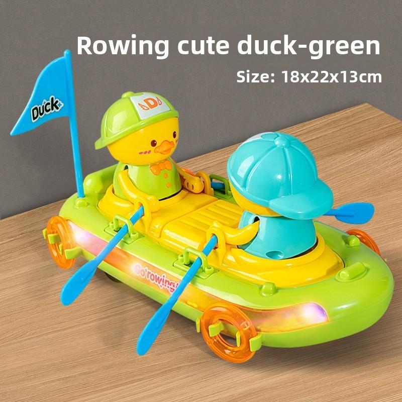 Ducks In Rowing Boats Children Toy Boat With Sound Light Effects For Baby Development And Learning