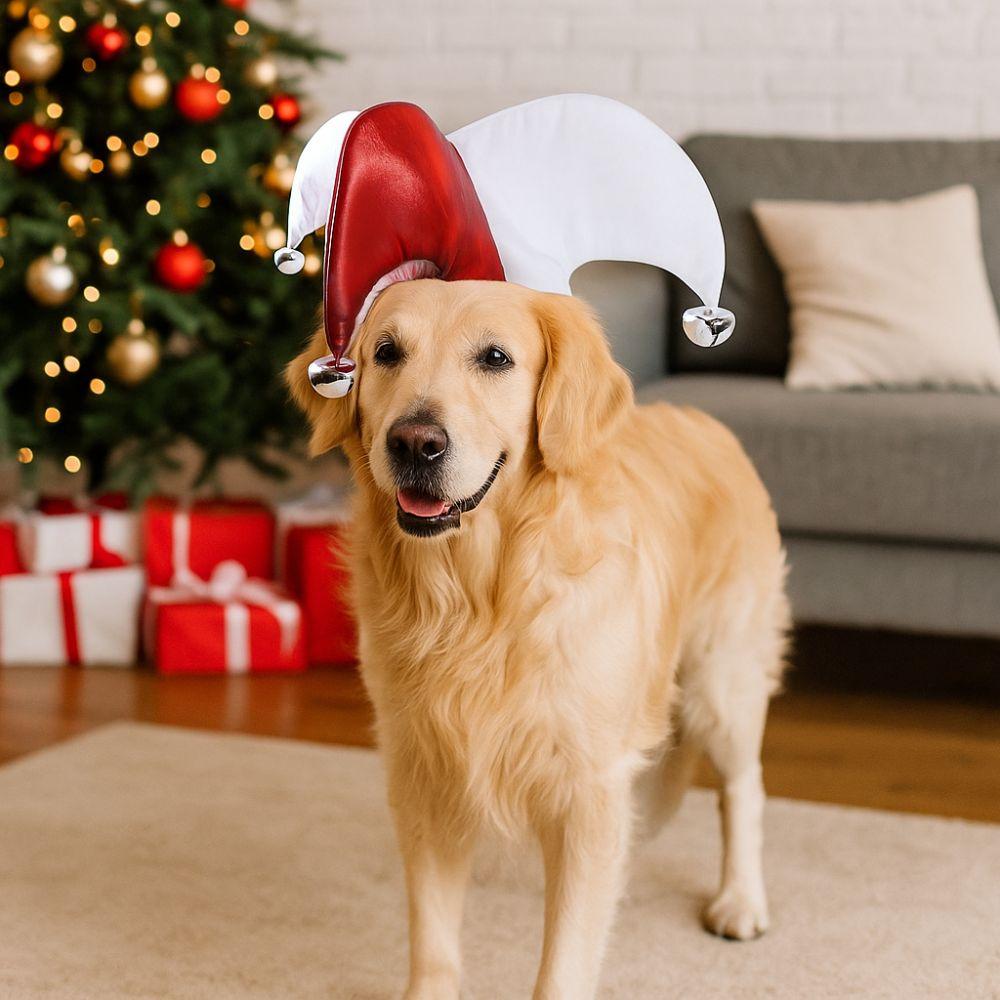 Breathable Pet Joker Hat Adjustable Dog Party Hat Pet Supplies Pet Dog Clown Hat Festival