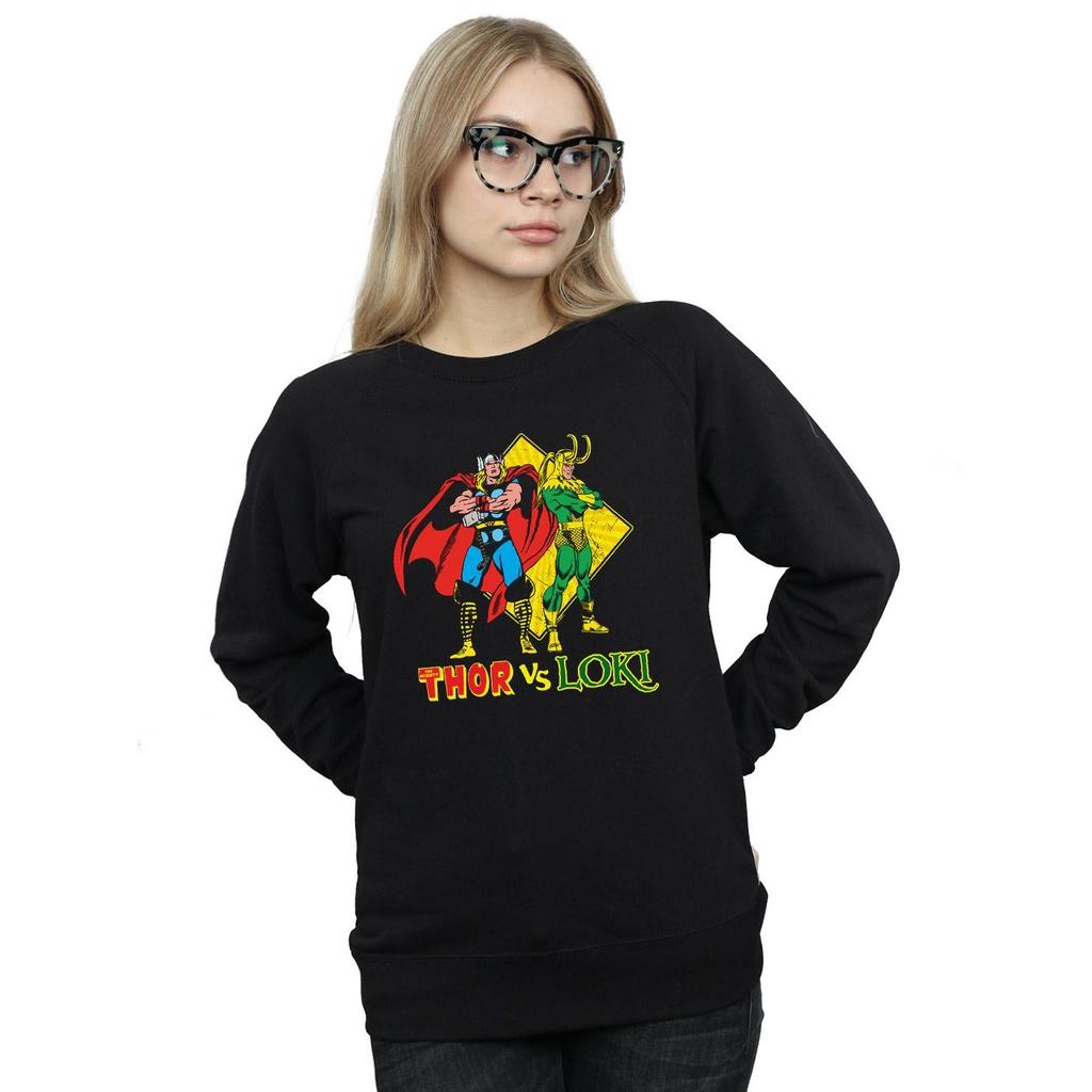 Marvel Womens/Ladies Thor Vs Loki Sweatshirt