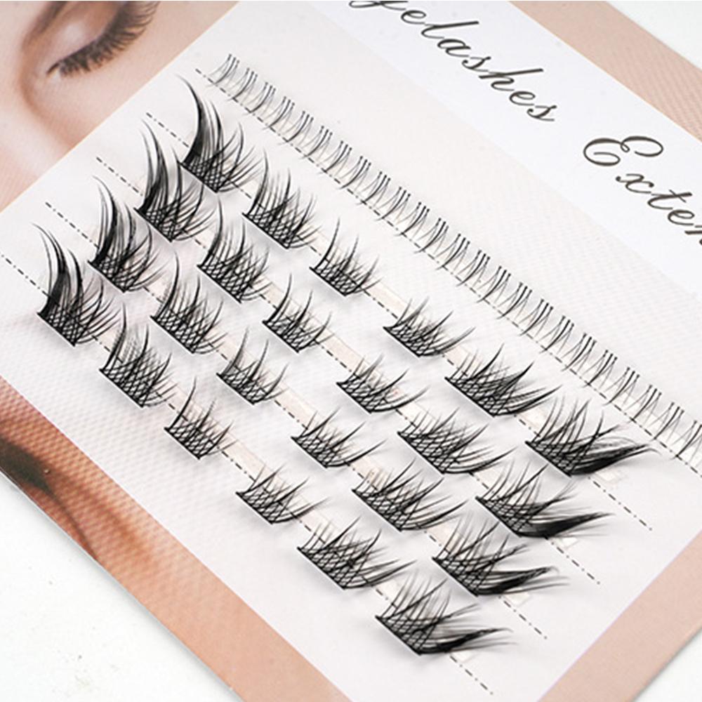 Natural Look False Eyelashes Fox Eye DIY Lash Extensions DIY at Home Anime Lash