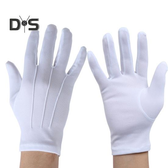 

Белые перчатки, формальные перчатки для смокинга, перчатки для мужчин и женщин, перчатки дворецкого для вечеринок в стиле косплея, ювелирных изделий, церемоний, охранников L A