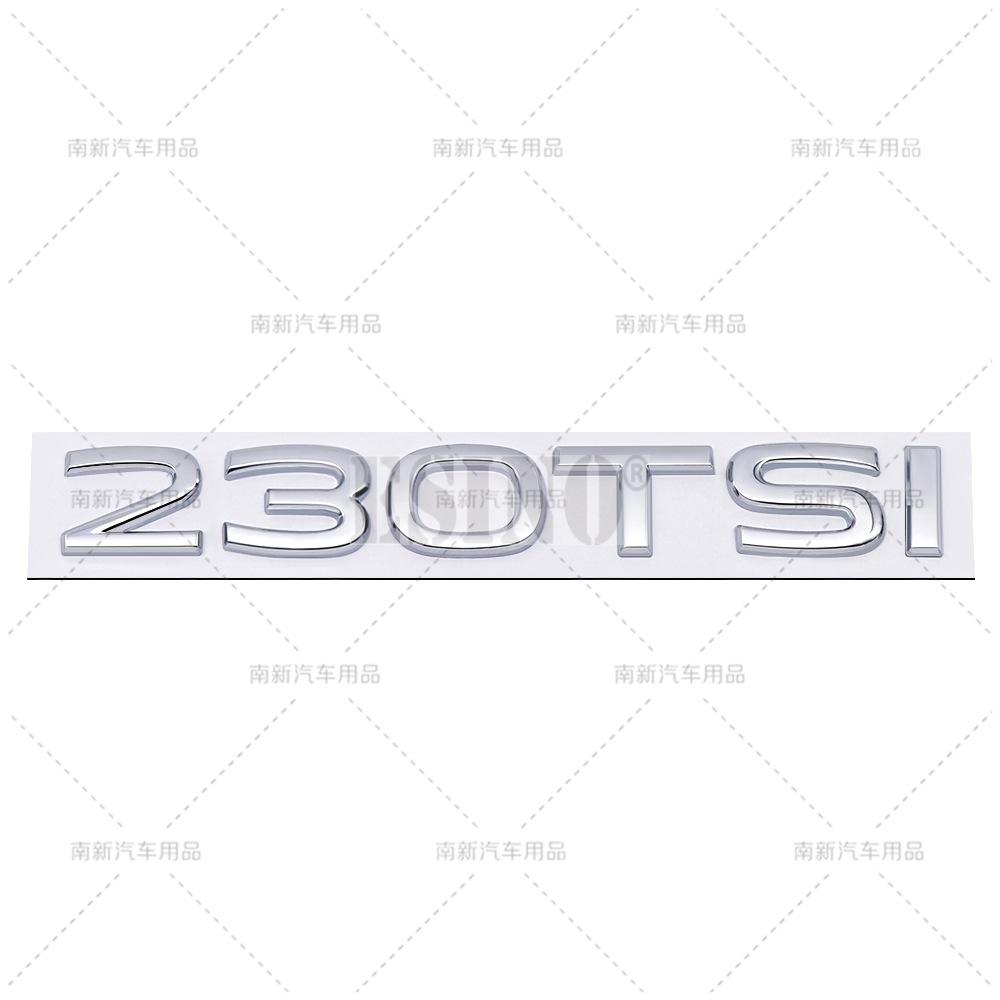 AABIO1 New  Styling 3D 230 280 330 380 TSI Metal Alloy Adhesive Emblem Rear Trunk Badge Fender Sticker Car Body Decal for Volkswagen
