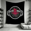 Houston Rockets Logo Artwork Threepiece Set 1 Duvet Cover 2 Pillowcase Without Core Duvet Cover And Pillowcase Bedding Set