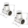 Three Way Tee Connector in 316 Stainless Steel for Durable Marine Installations