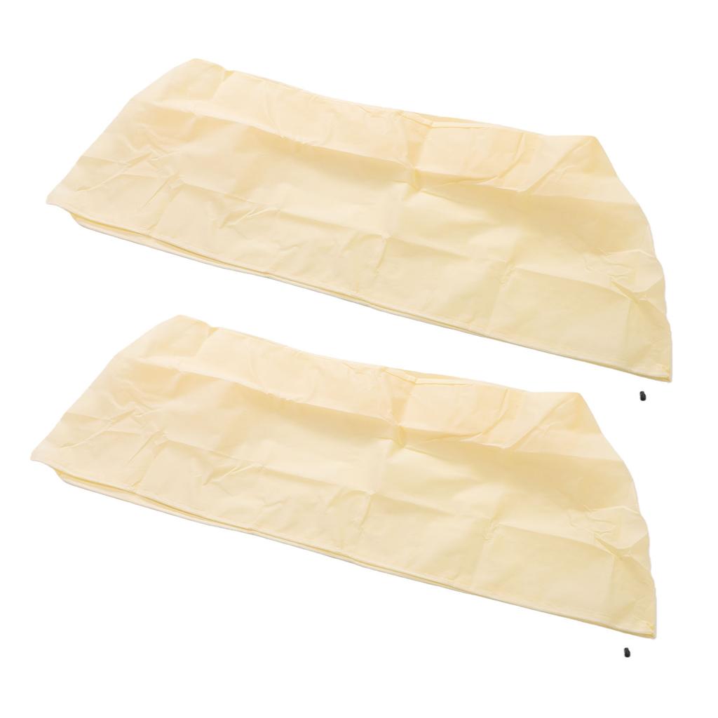 Winter Plant Box Cover, 2 Pack Frost Covers for Balcony Plants with Reinforced s and Drawstring, Breathable Non Woven Fabr