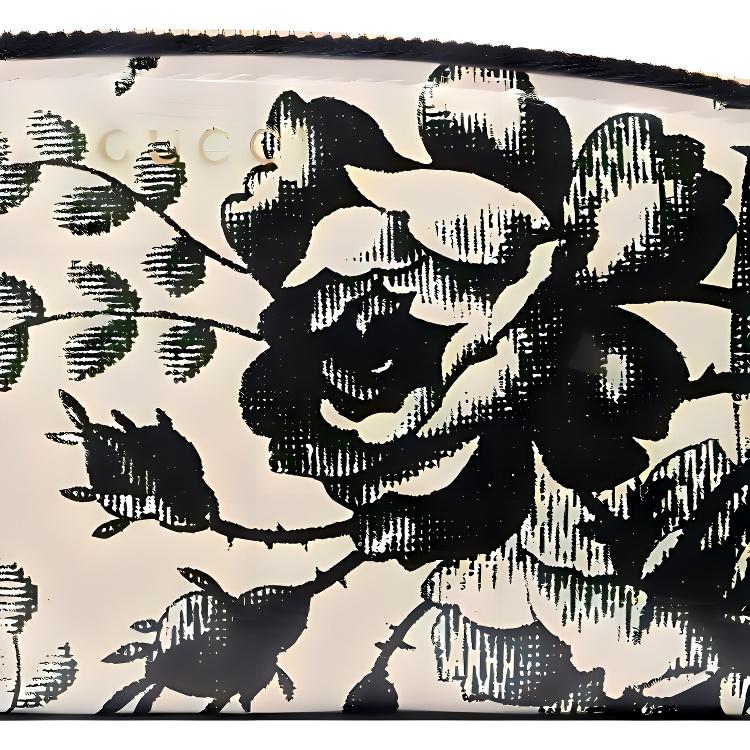 Gucci Floral Pattern Printed Pencil Case Unisex Stationery 662130-2ZKDZ-8697