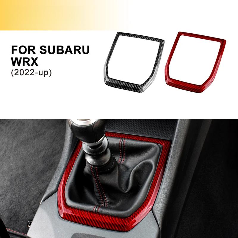 Real Hard Carbon Fiber Sticker For Subaru WRX/ WRX STI 2022 2023 2024 Car RHD LHD Gear Panel Cover Interior Trim Accessories.