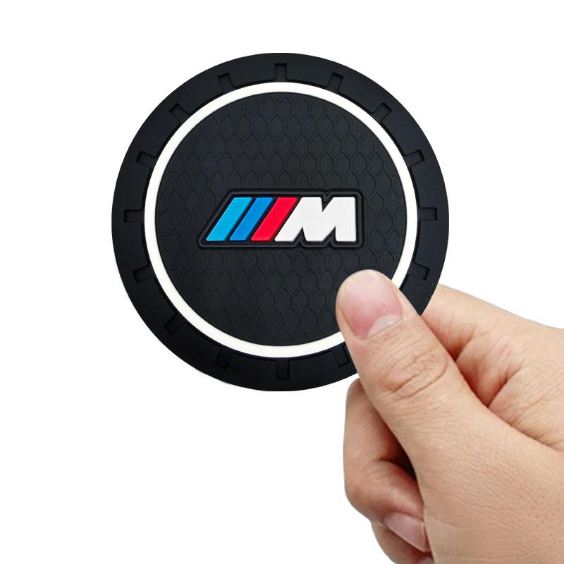 Auto Becheruntersetzer Rutschfest Flaschenhalter Untersetzer Für BMW M E34 E36 E60 E90 E46 E39 E70 F10 F20 F30 X5 X6 X1 M3 M5 M6 E71 F01