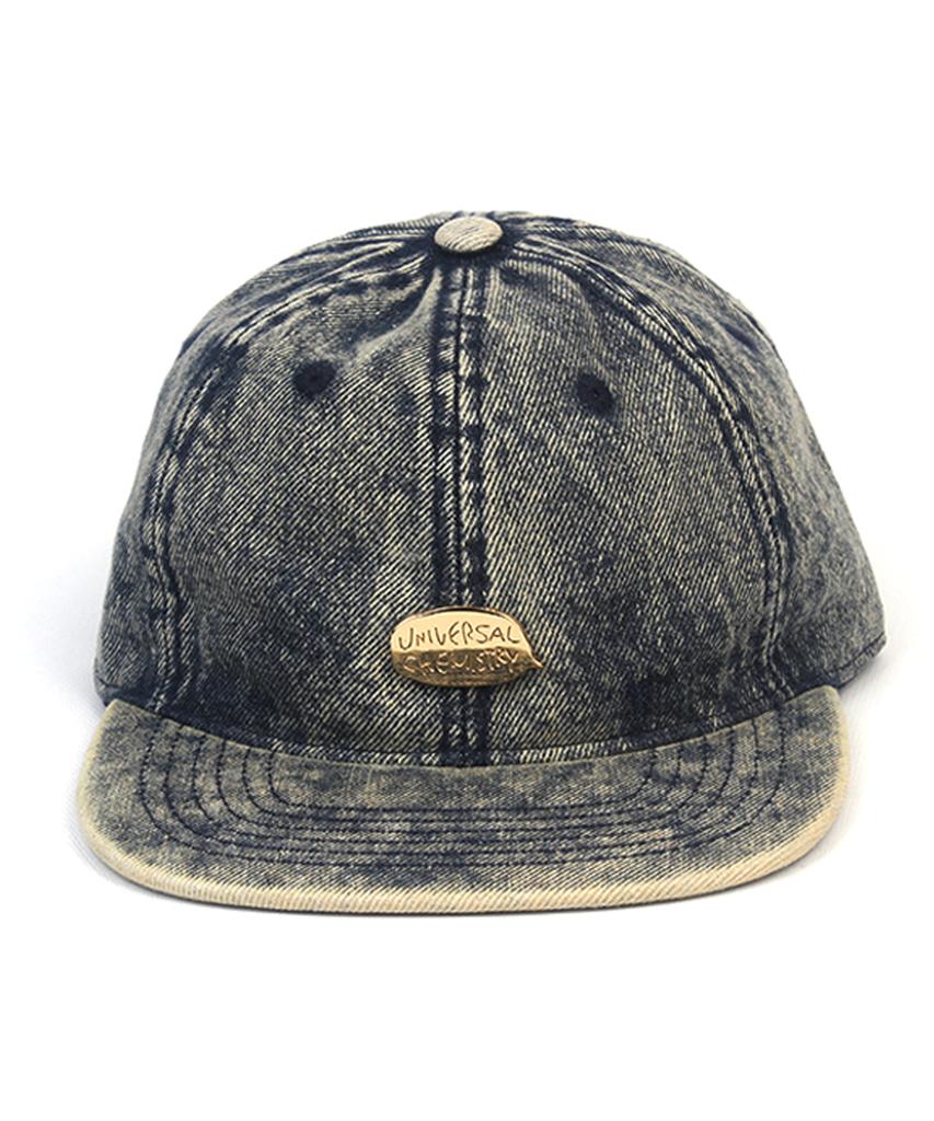 Yunibeosyeolkemiseuteuli Washing Denim Strapback Cap - Big Size Denim Hat