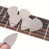 5/10 Stück Edelstahl-Gitarrenplektren Professionelle Metallplektren für Elektrische Akustikgitarren mit Verbesserter Griffigkeit Crisp JXB