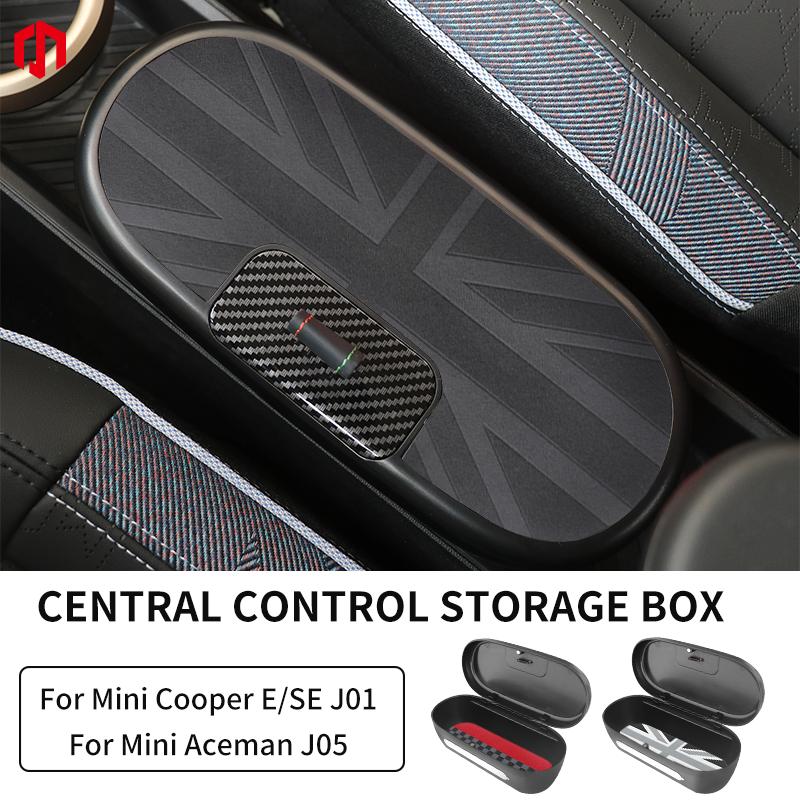 Centralny Schowek Sterujący Dla BMW Mini Cooper E/SE J01 J05 Aceman 2024 2025 Schowek w Centralnym Podłokietniku Akcesoria Samochodowe