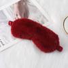 Personalized Rabbit Hair Eye Mask Custom Sleep Mask Plush Cute Bridesmaids Gift Sleep Masks Fur Cozy Bachelorette Gift