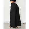 Women Fashion Vintage High Waist Loose Wide Leg Casual Long Pants