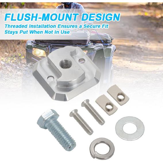 2PCS Tie Down Anchor Kit for Honda Pro Connect ATVs | For Honda Accessory Anchor 2.0. Solid aluminum anchors provide secure tie-down points for Honda