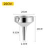 Stainless Steel Wine Funnels Foldable Handle Oil Funnels Multifunctional Kitchen Funnels  Canning