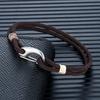 Edelstahl Hummer Federverschluss Doppelfaden Geflochtenes Seil Armband für Männer Frauen Paar Schmuck Geschenke