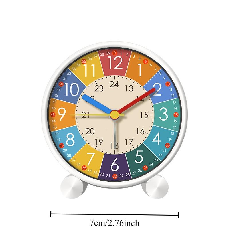 

Cartoon Student Specific Alarm Clock for Children To Wake Up Living Room Bedroom Silent Desktop Clock белый