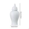 -Ingwertopf, Porzellanvase mit Deckel, multifunktionale dekorative Blumenvase für Sammler