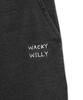 WACKY WILLY Women'S Washed Jersey Denim Cargo Pants Grey