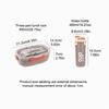 Bento Box Kettle Set, Suitable for Microwave Oven, Reusable Bento Box with Leak Proof Lid, Portable Fresh-keeping Lunch Box and Kettle