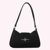 Women Crossbody Bag with Zipper Satchel Bag PU Leather Sequin Y2K Outdoor Leisure Bag for Female