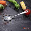 Durable Stainless Steel Skimmer Ladle: Perfect for Frying, Dumplings, Noodles, and More - Essential Kitchen Mesh Tool