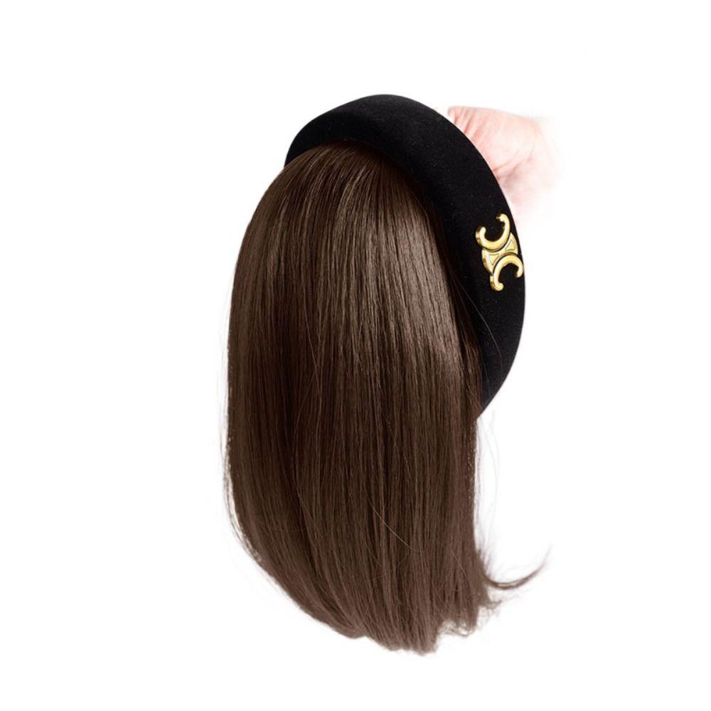 Półgłowa z klipsem Peruka Styl Koreański Damska Opaska do Włosów Akcesoria do Włosów Syntetyczna Opaska Peruki