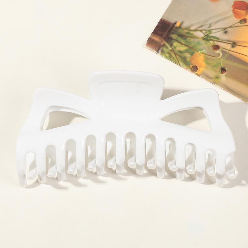 Korean Style Acrylic Solid Color Hair Clip Women's High-end Fashion Shark Clip Hair Accessories
