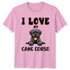 I Love My Cane Corso TShirt Cane Corso Dog Owner Christmas